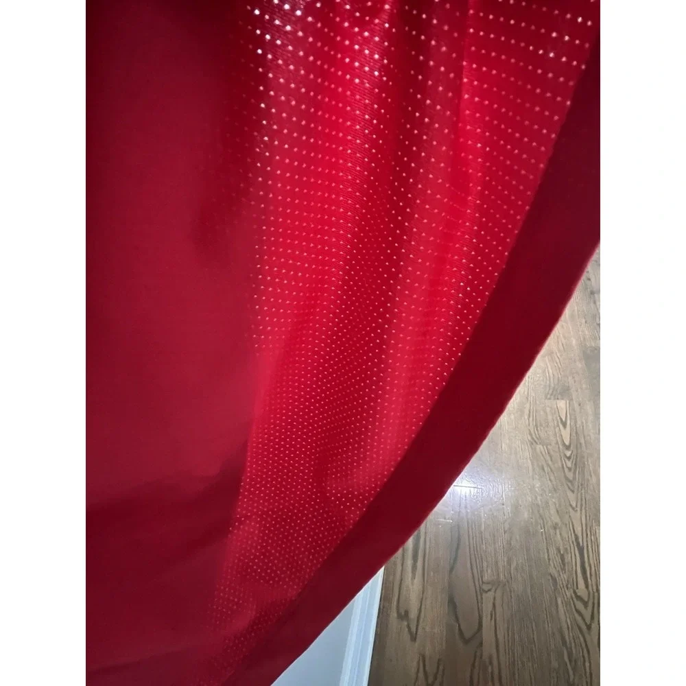Adidas Men's Medium Aeroready Climacool‎ Red Short Sleeve Polo Shirt